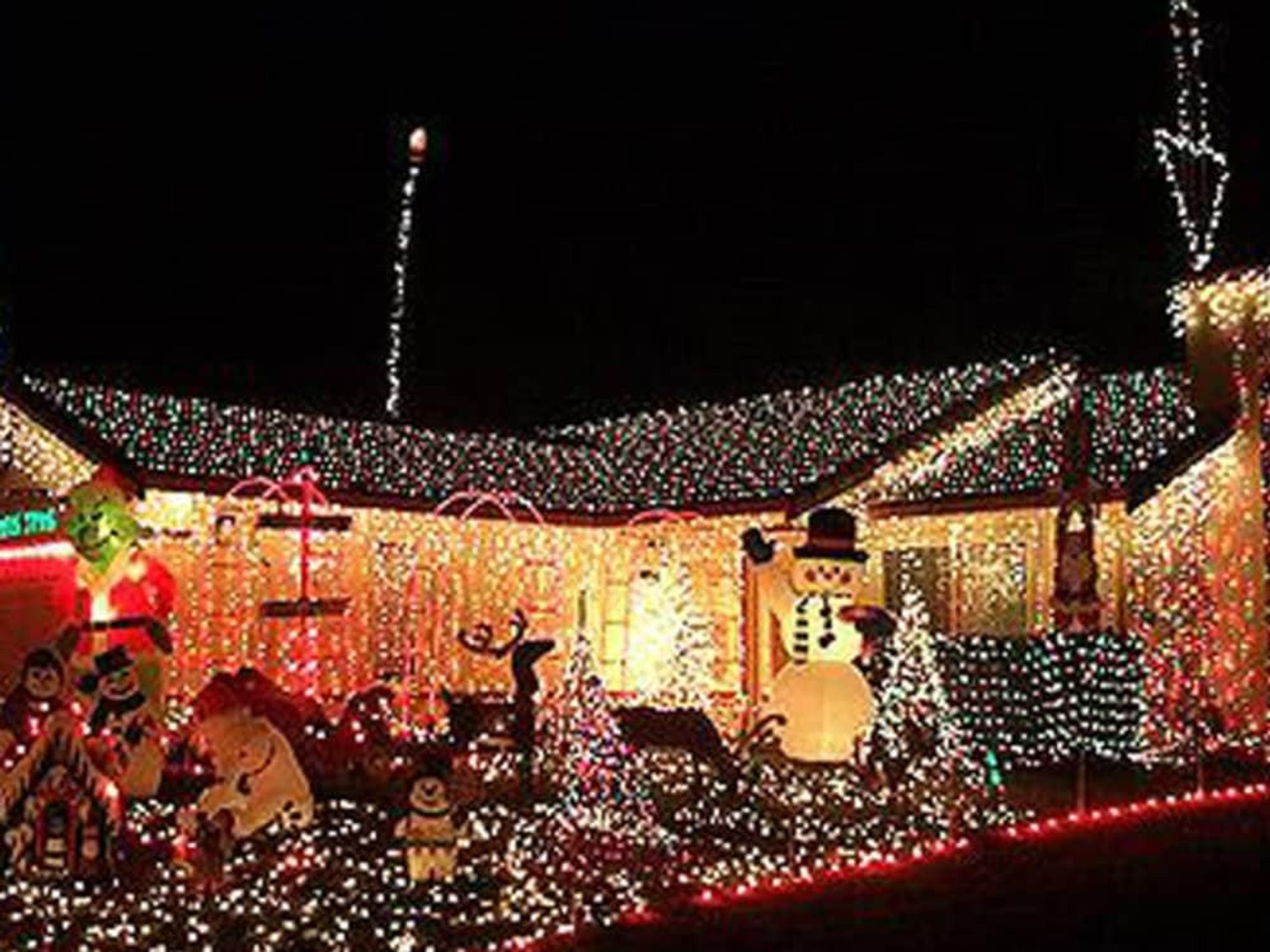 Christmas lights at Interlochen in Arlington