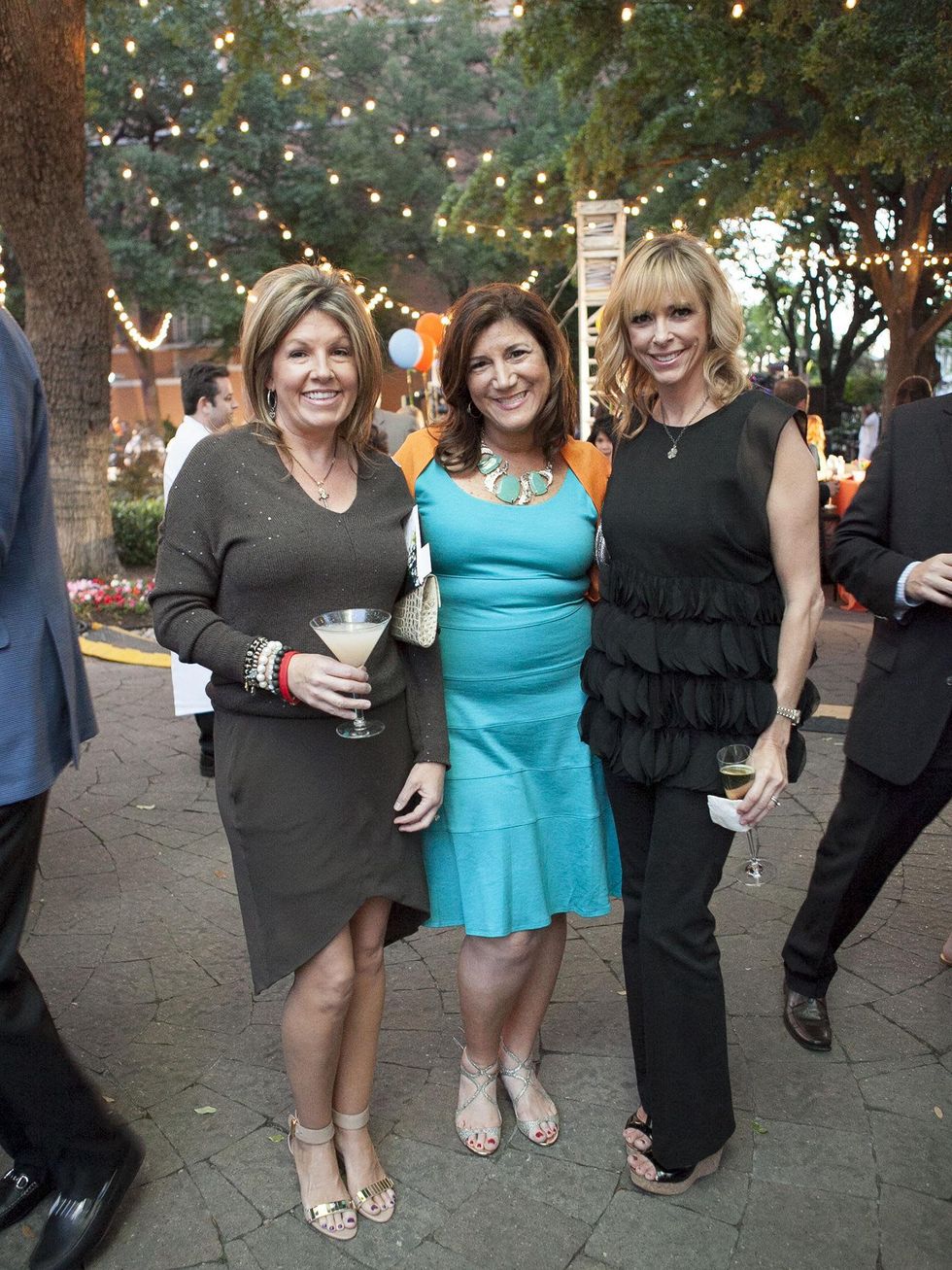 Christy Abbott, Jill Tananbaum, Cindy Stager, TACA, Party on the Green