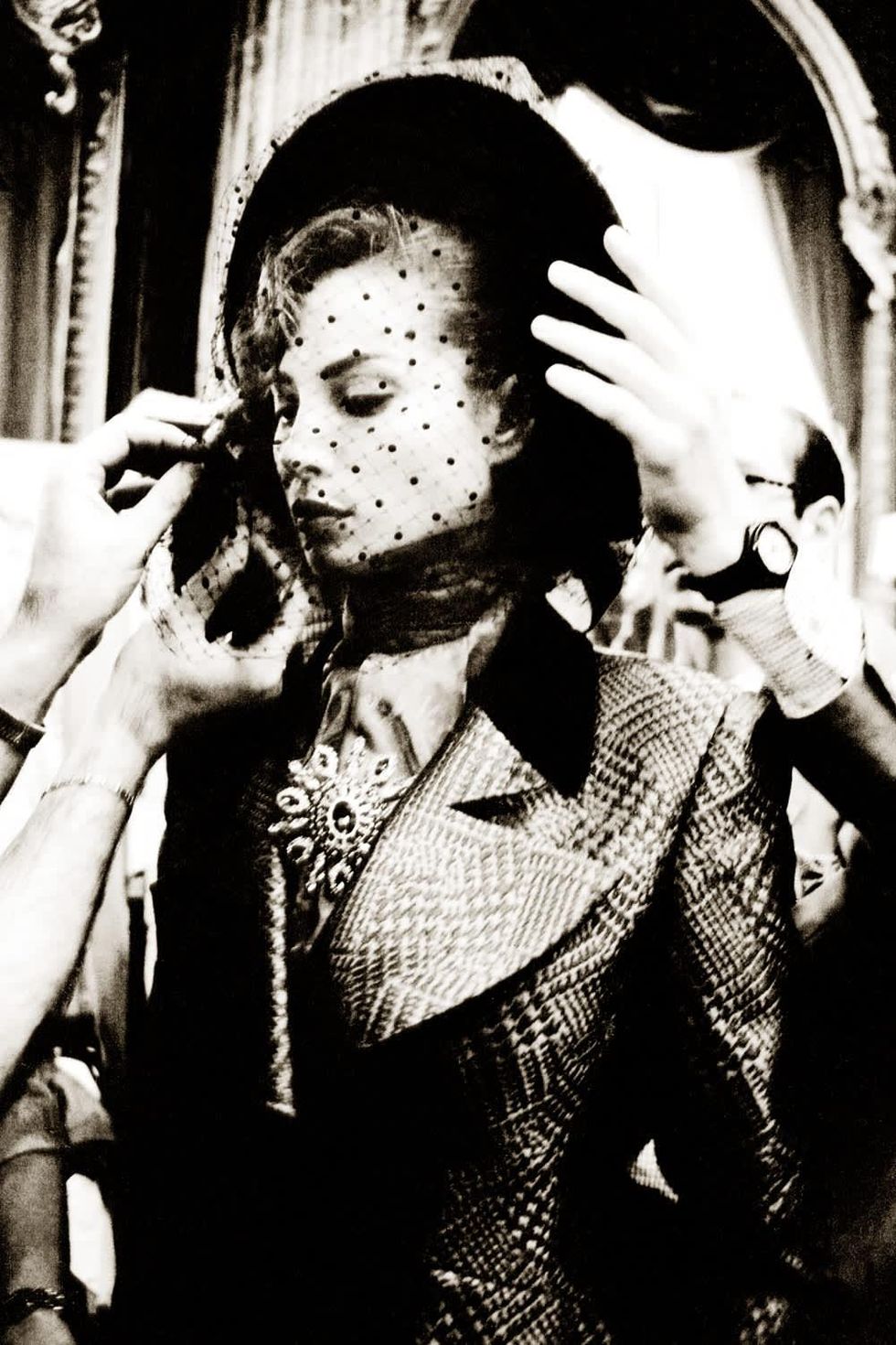 ChristyTurlington, Lacroix, Paris, 1991 \u00a9 Donna DeMari