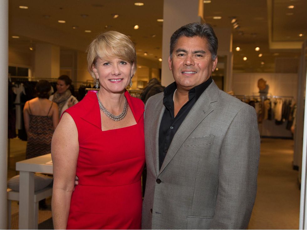 Chrysta and John Castaneda, Executive Director, Turtle Creek Recovery Center, simply summer fashionably fall