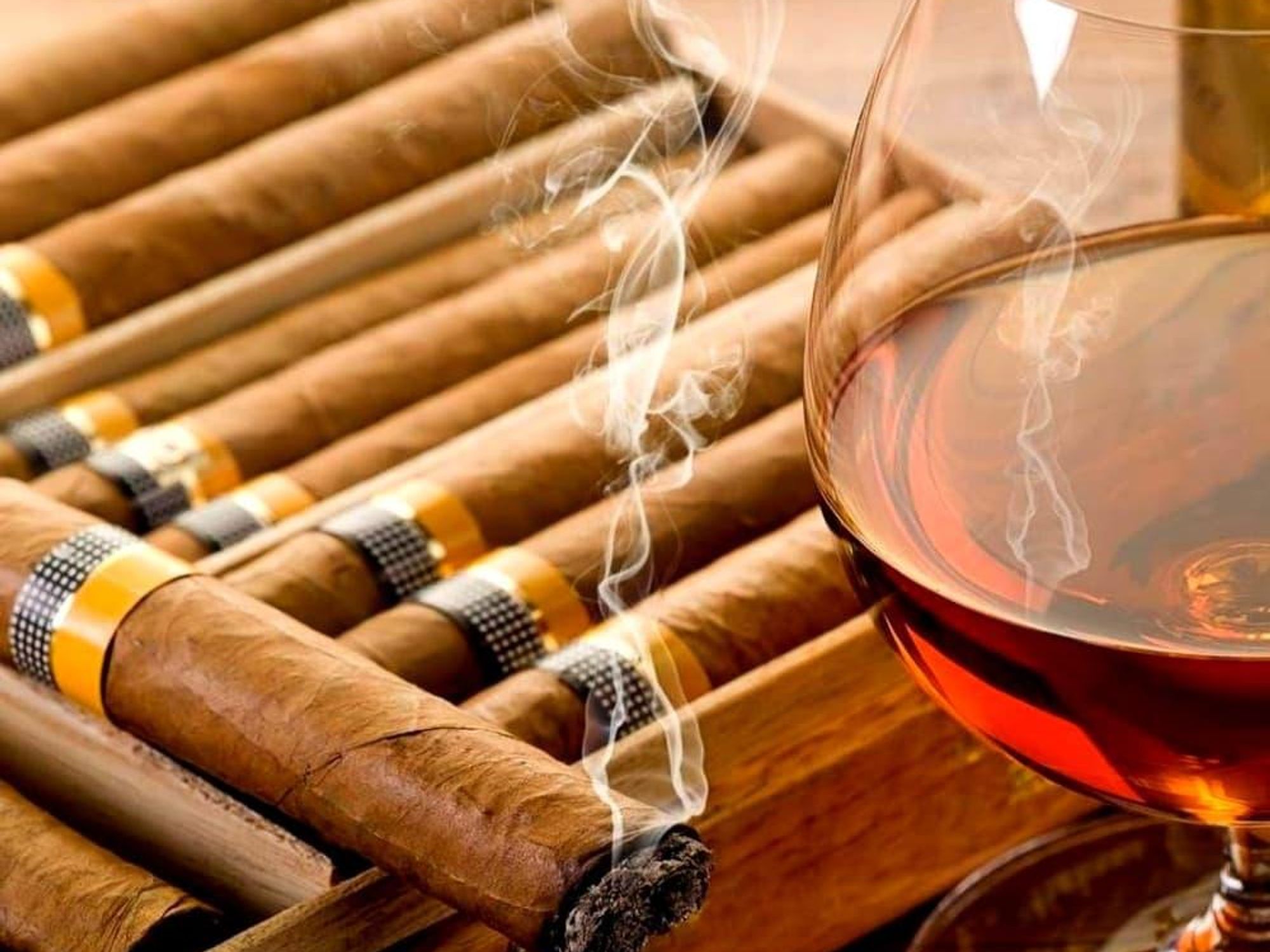 cigars whiskey