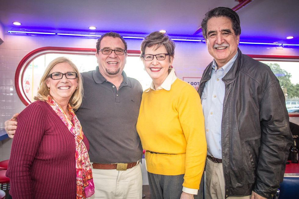 Cindy Waldrop, Tony Waldrop, Susan Cuellar, John Cuellar