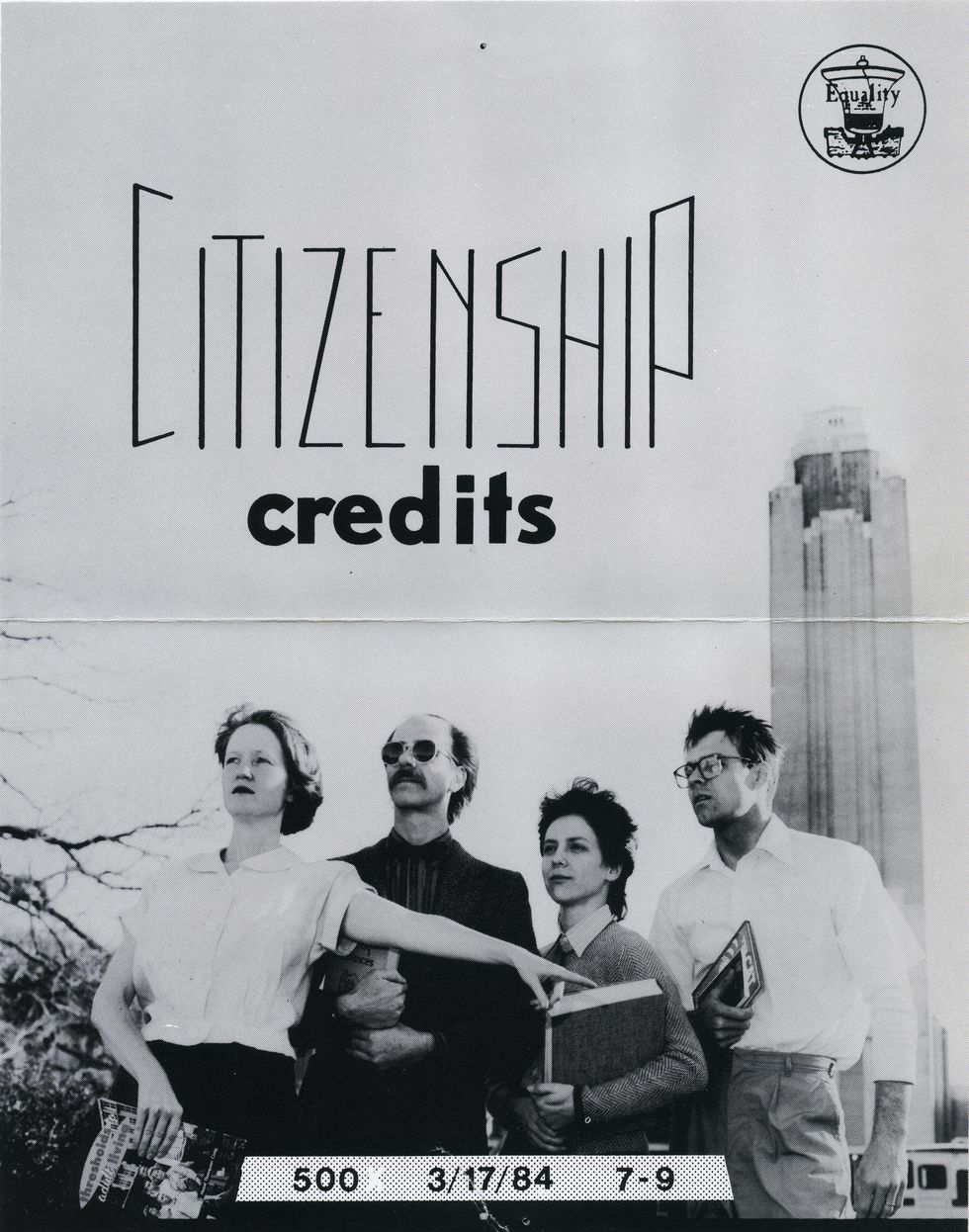 Citizenship Credits exhibition announcement