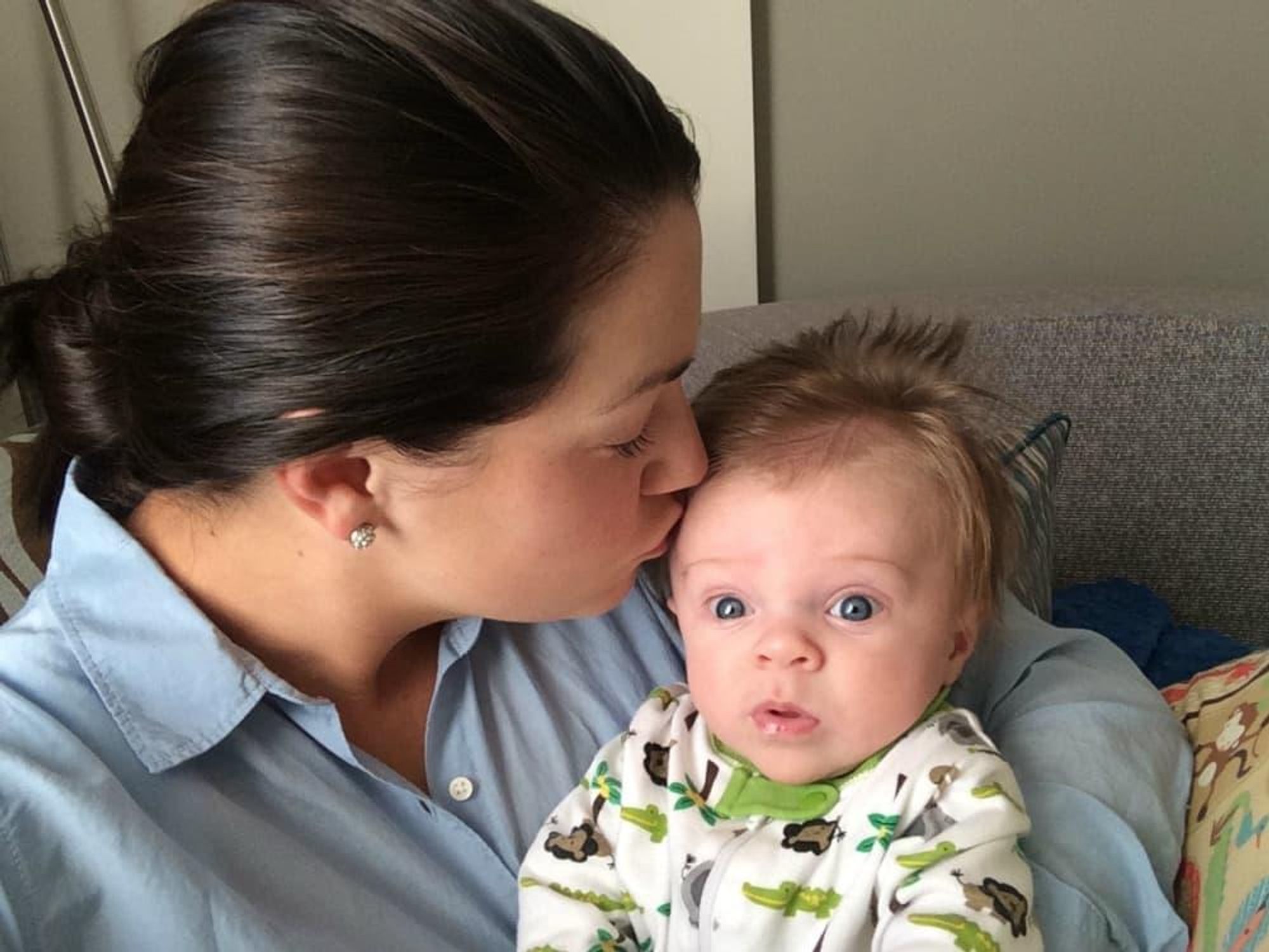 Claire St. Amant and baby