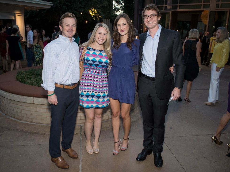 Clay Pickerling, Erin Pickerling, Amy Vanderbilt, Jeff Vanderbilt at Bubbly Q