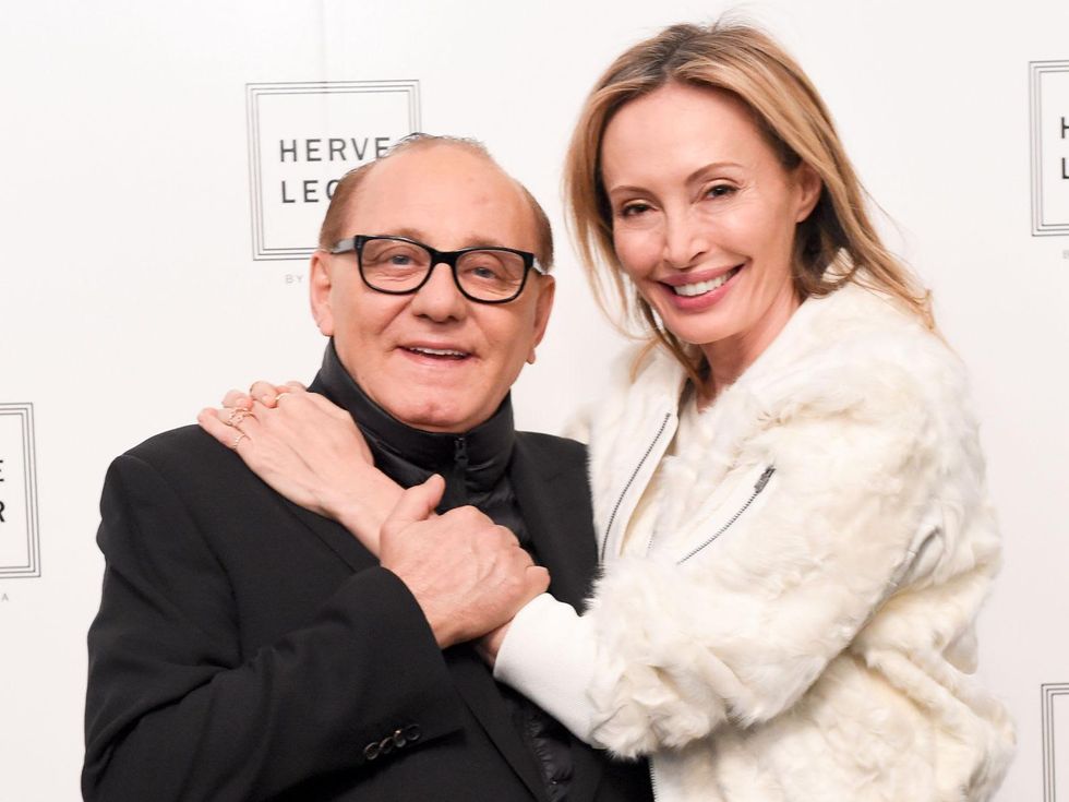 Clifford Fashion Week New York Fall 2015 Herve Leger February 2015 Lubov and Max Azria