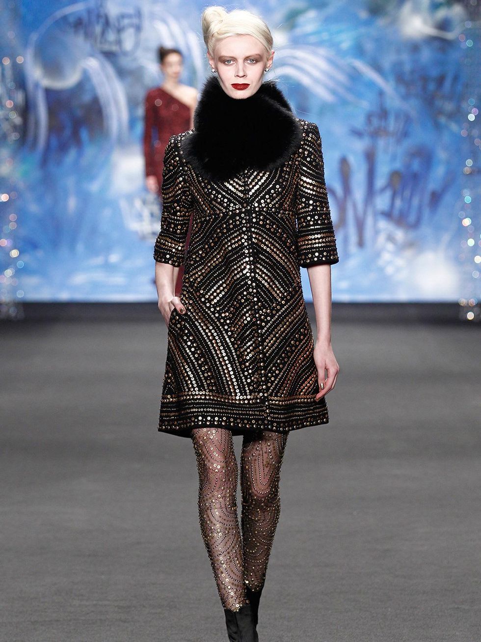 Clifford New York Fashion Week fall 2015 Naeem Khan March 2015 LOOK 02