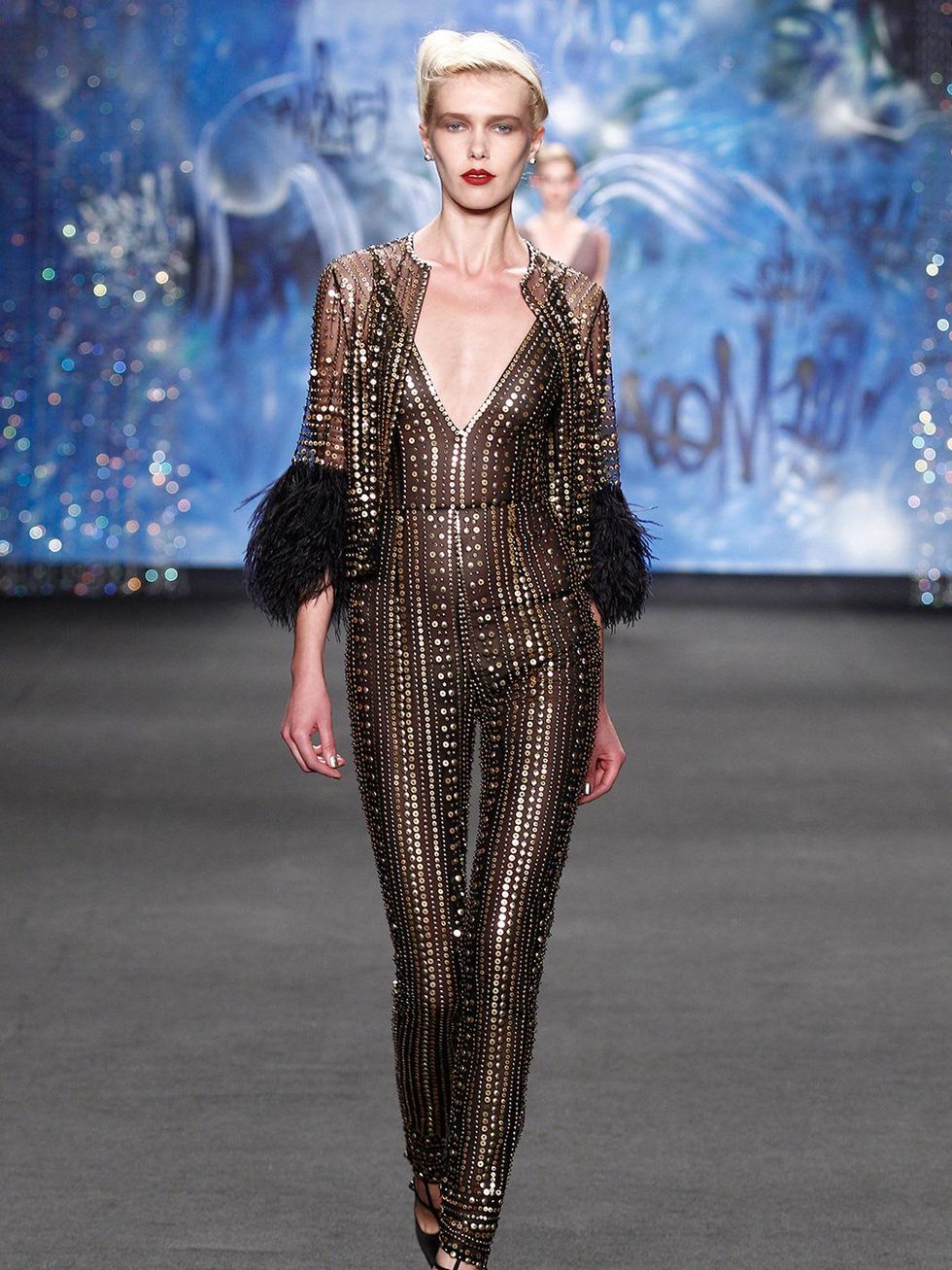 Clifford New York Fashion Week fall 2015 Naeem Khan March 2015 LOOK 06