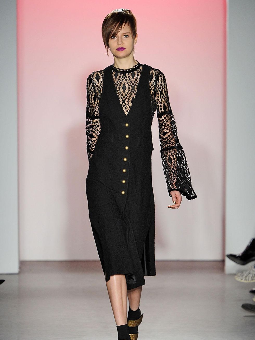 Clifford New York Fashion Week fall 2015 Nanette Lepore March 2015 Look 21