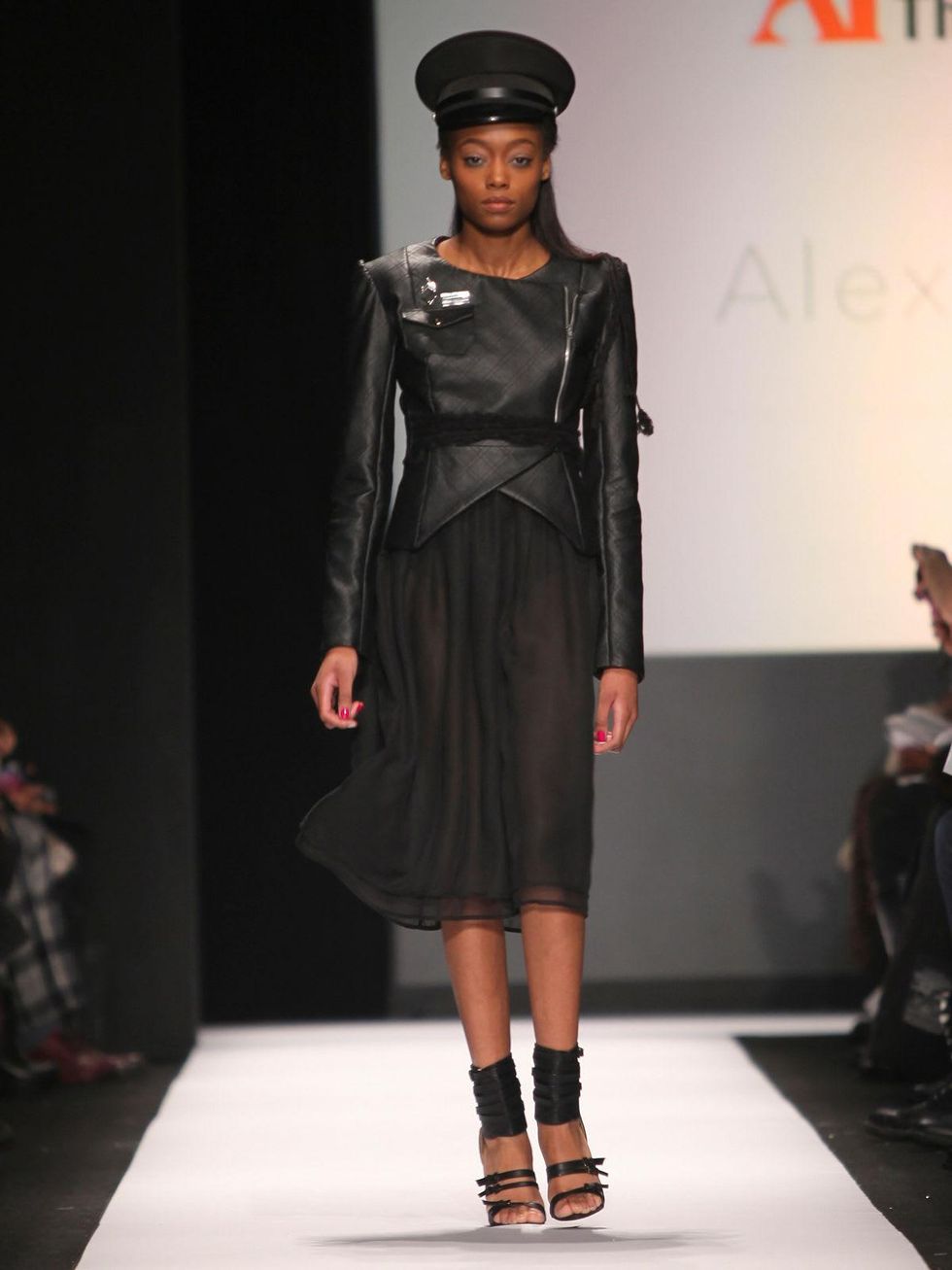 Clifford New York Fashion Week fall 2015 The Art Institutes winners February 2015 Alexa DiBasio - LOOK 1