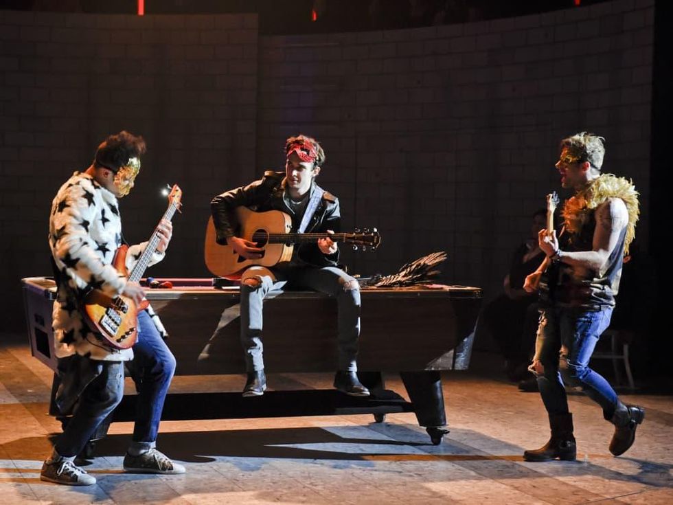 Clinton Greenspan, Jake Horowitz, and Drew Foster in Dallas Theater Center's Romeo and Juliet