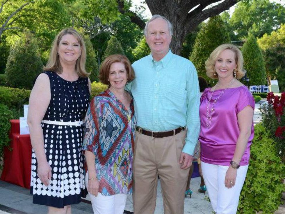 Co-Chair Christina Norris, Anne and Terry Conner, Co-Chair Meredith Camp, recess for dallas after school