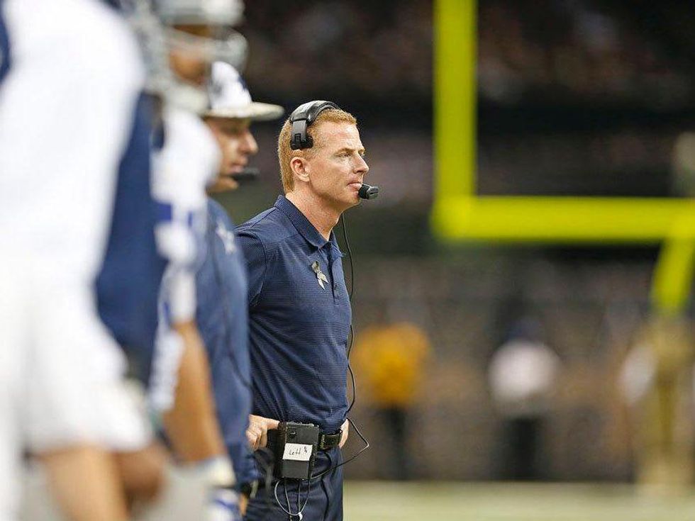Coach Jason Garrett of the Dallas Cowboys