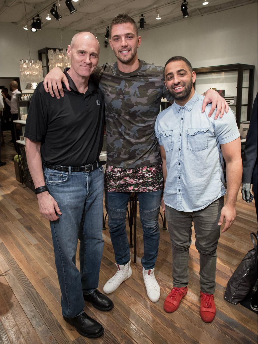 Coach Rick Carlisle, Chandler Parsons, Pausha Haghighi, ChandlerxSelima Launch