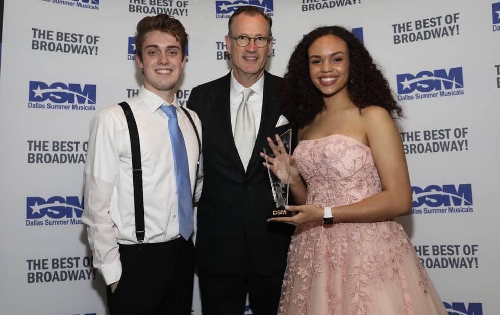 Coby Rogers (Frenship HS), Ken Novice, Haley Dortch (Guyer HS)