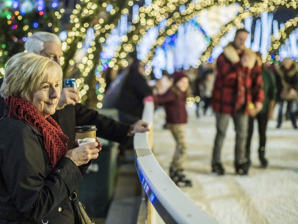 Coca-Cola's Classic Christmas ice skating