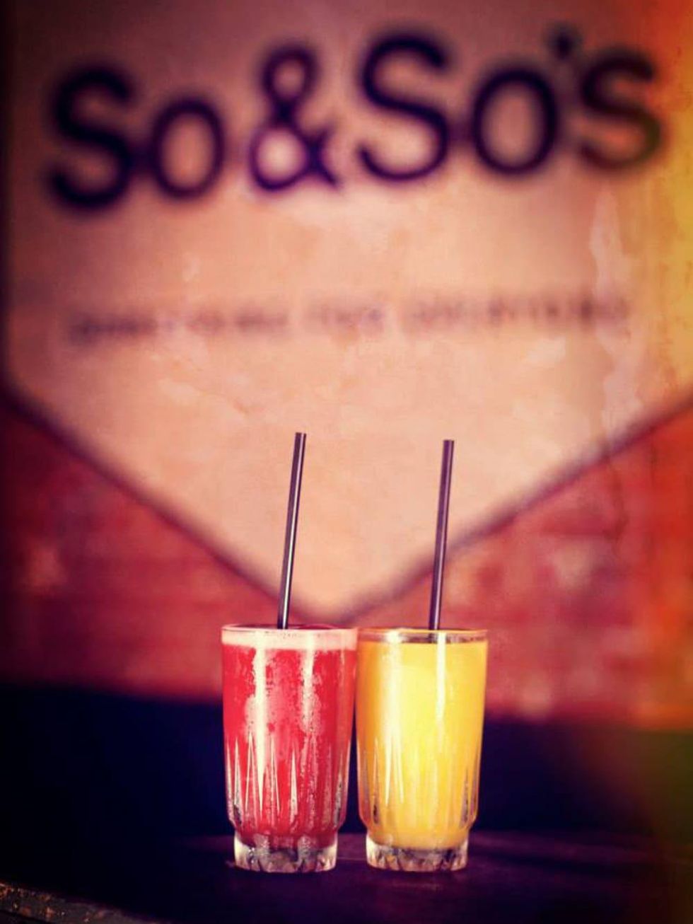 Cocktails at So & So's in Dallas