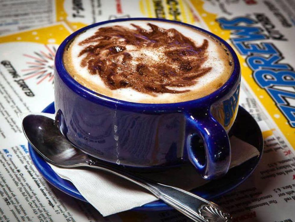 Coffee at Buzzbrews restaurant in Dallas