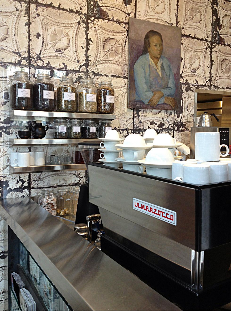 Coffee bar at No. 1 in Highland Park Village