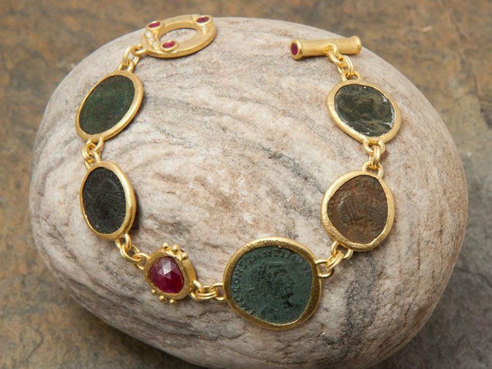 Coin bracelet at the Golden Eye in Santa Fe