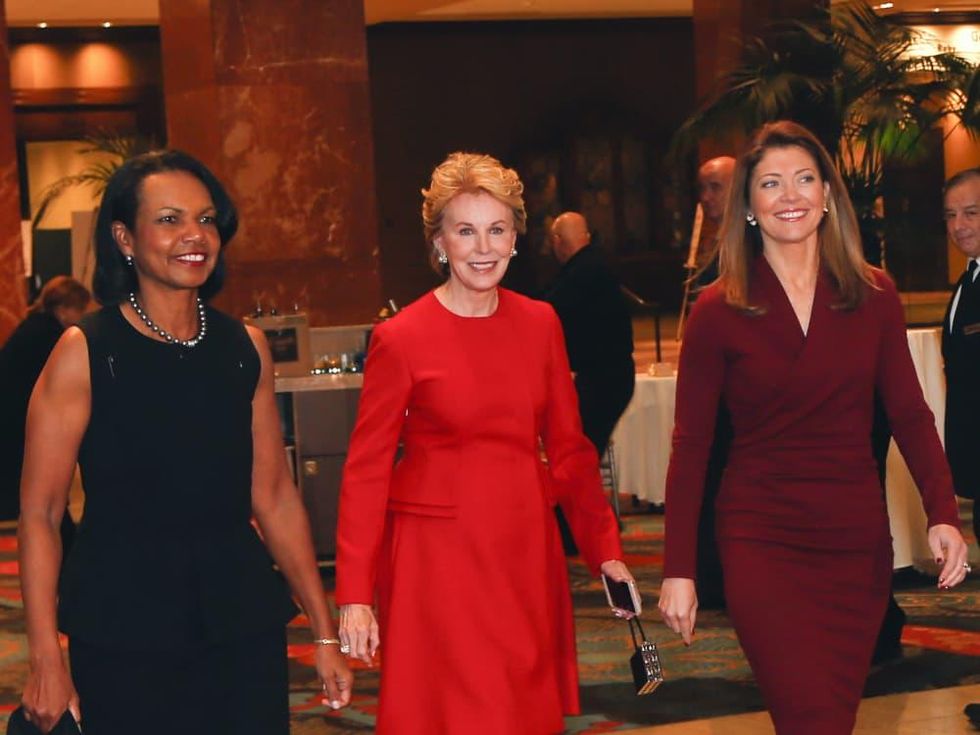 Condoleezza Rice, Ashley Rankin, Norah O'Donnell