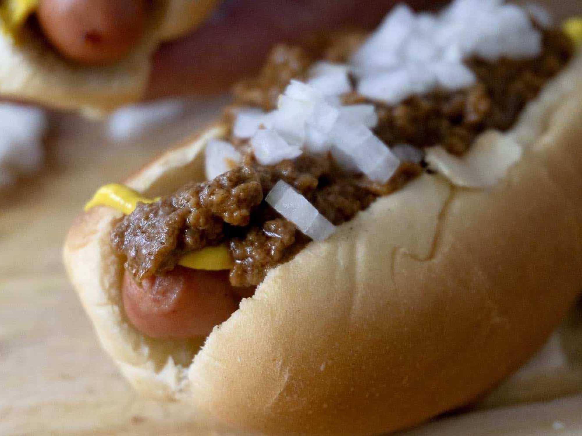 Coney-style hot dog