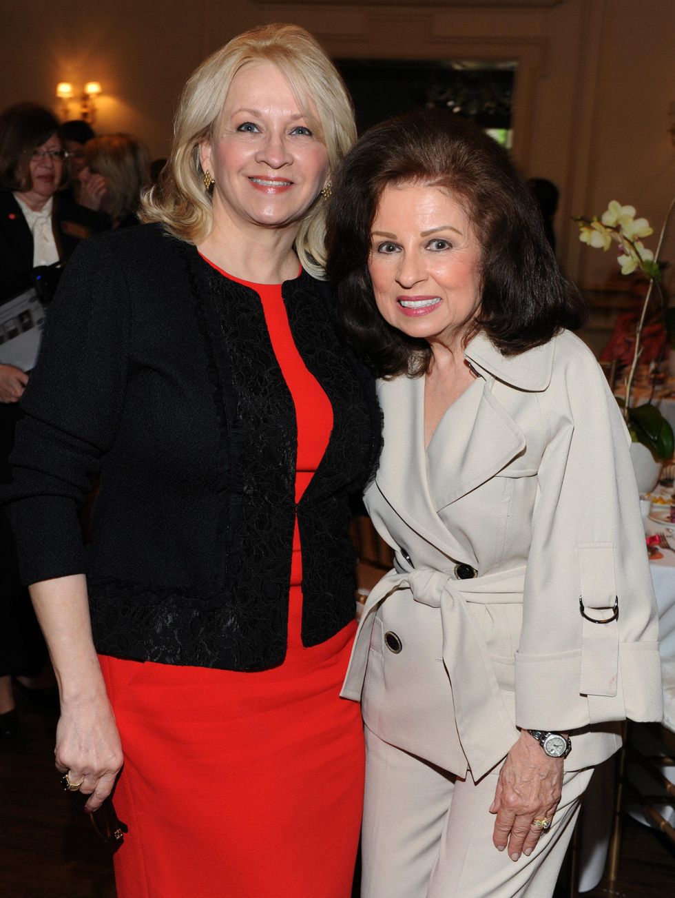 Connie Rhoades, Markita Thompson, Salvation Army Luncheon