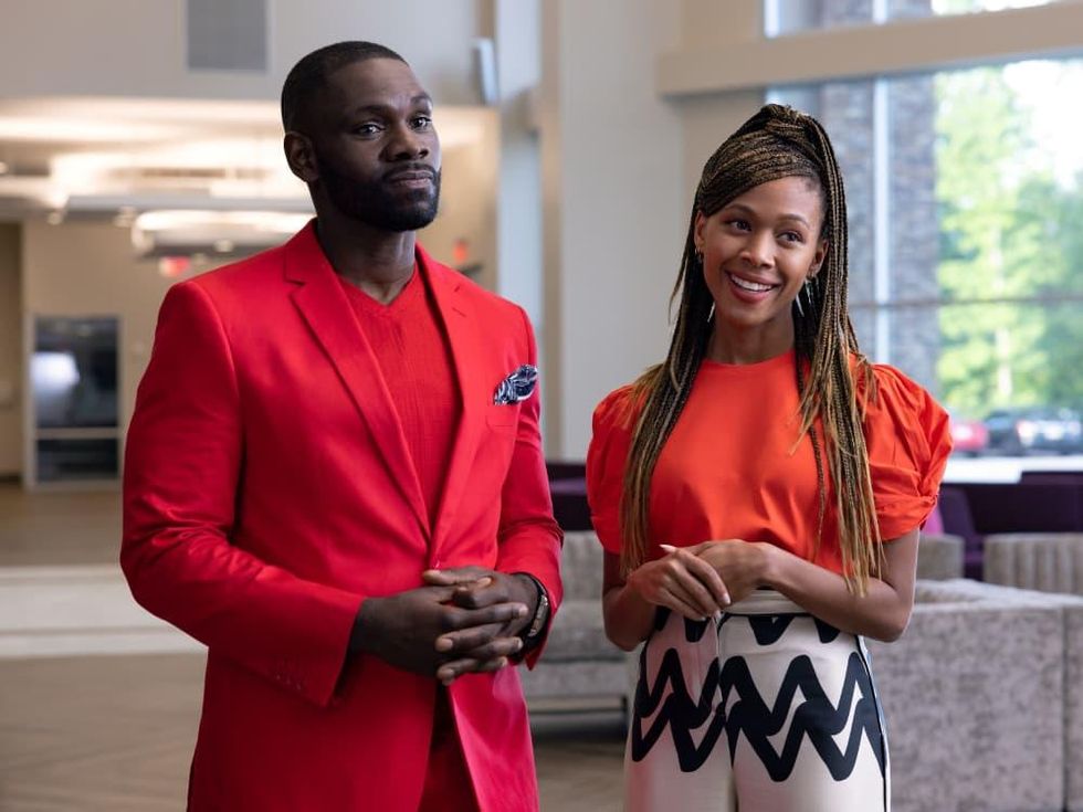 Conphidance and Nicole Beharie in Honk for Jesus. Save Your Soul.