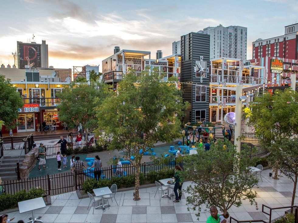 Container Park in downtown Las Vegas
