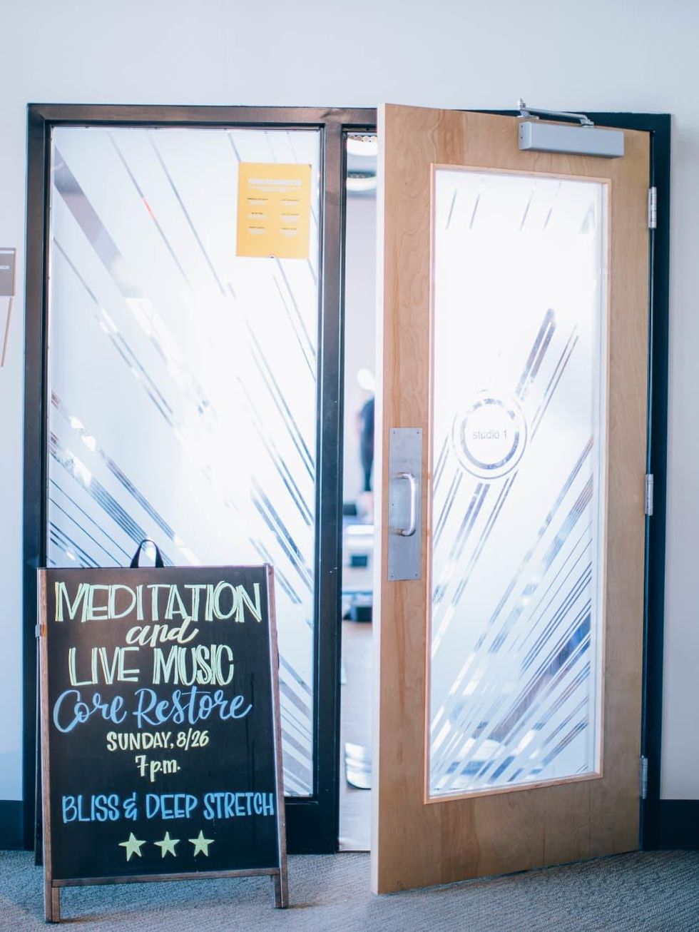 CorePower Yoga Frost pop-up