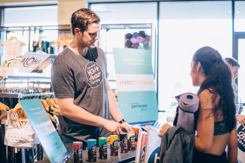 CorePower Yoga Frost pop-up