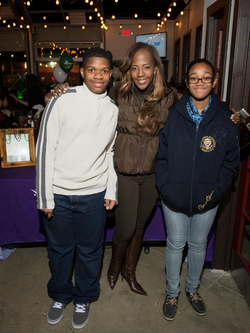 Corey Lawrence, Gail Warrior, Caitlin Lawrence, Snuffers opening