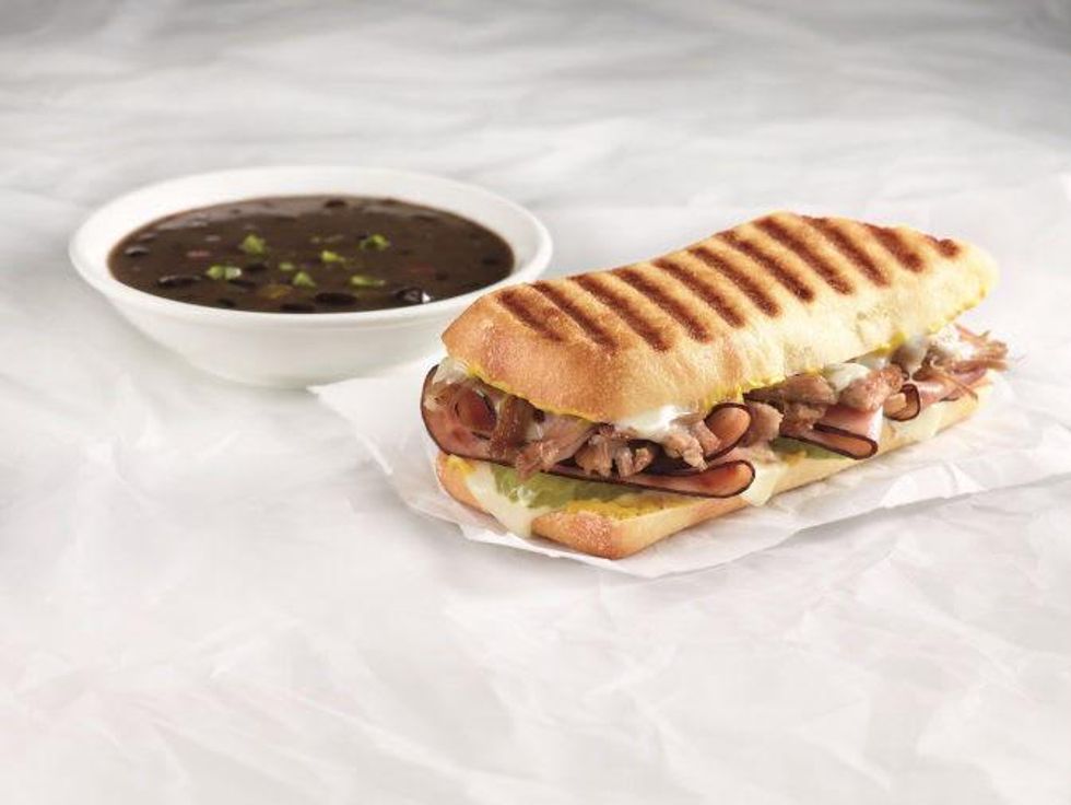 Corner Bakery, sandwich, soup