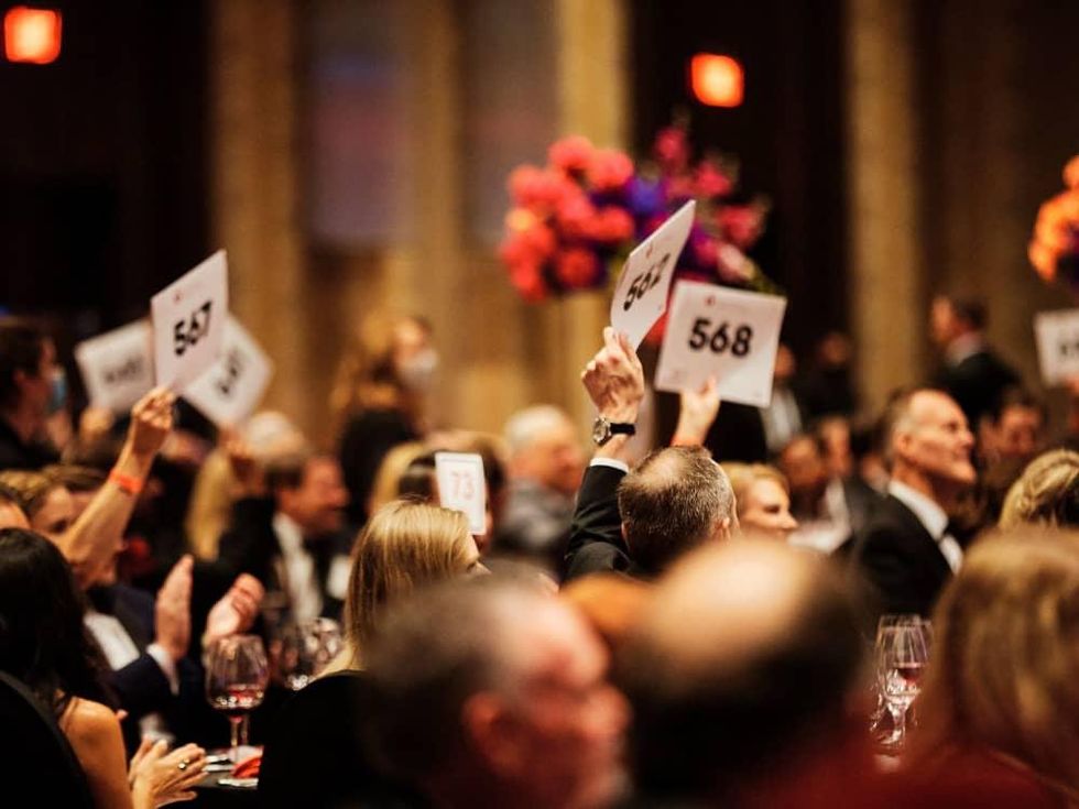 Cotes du Coeur auction bidding