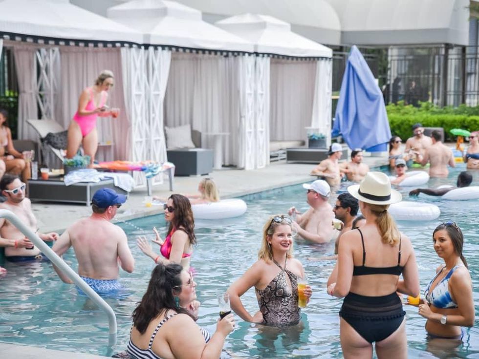 Cotillion Club pool party