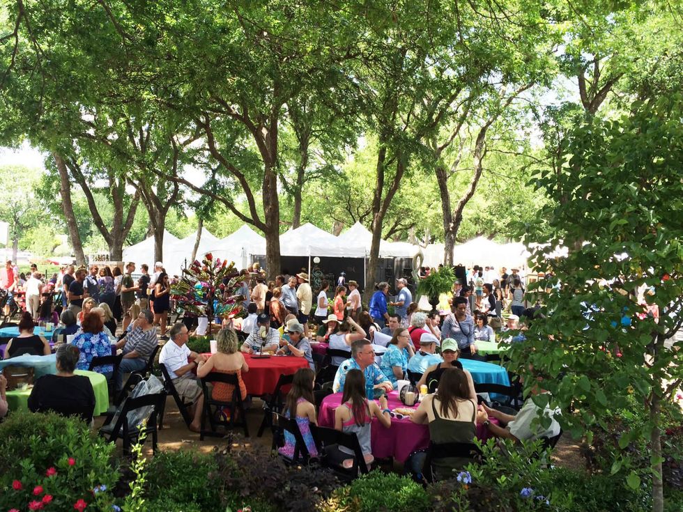 Cottonwood Art Festival in Richardson is one of the top art events in the United\nStates.