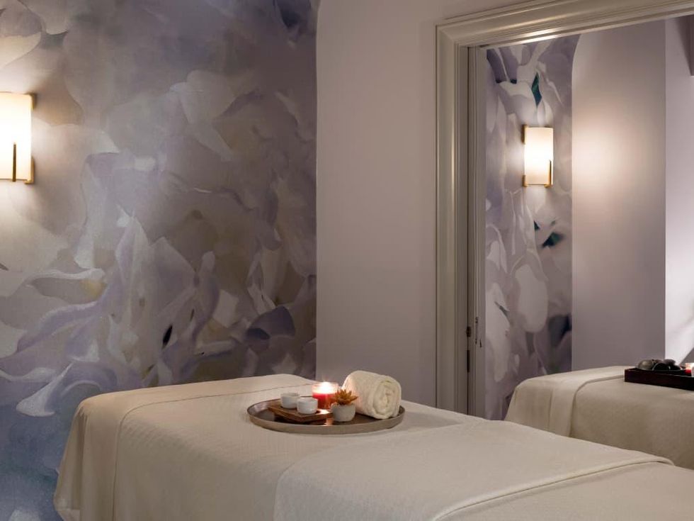 Couples treatment room, Spa at Hotel Crescent Court