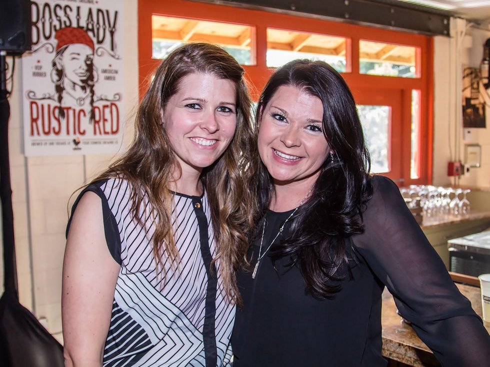 Courtney Covey, Jamie Covey at Carry The Load fundraiser dinner at Pecan Lodge