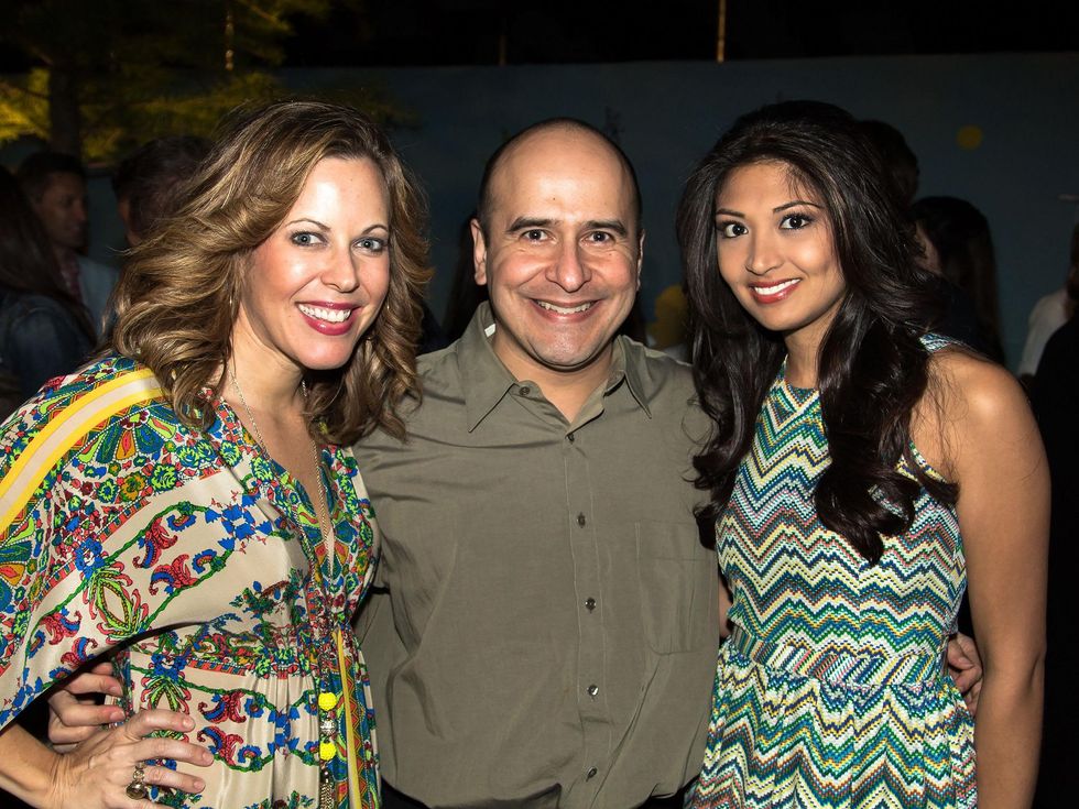 Courtney Edwards, Jose Reyes, Reanae Seth at Spring Fling