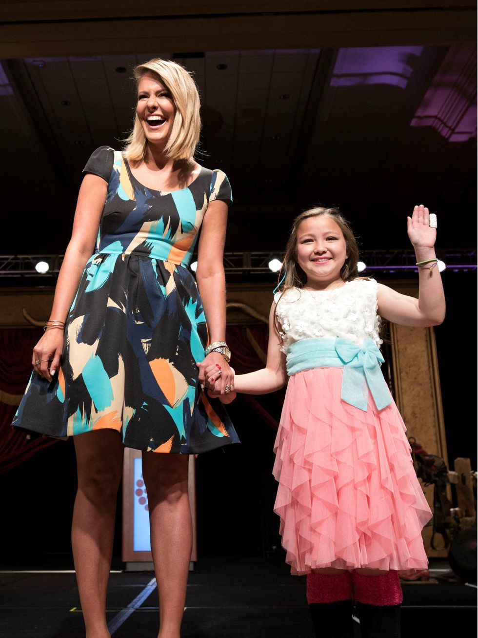 Courtney Kerr, Luna Martell, Children's Cancer Fund Luncheon
