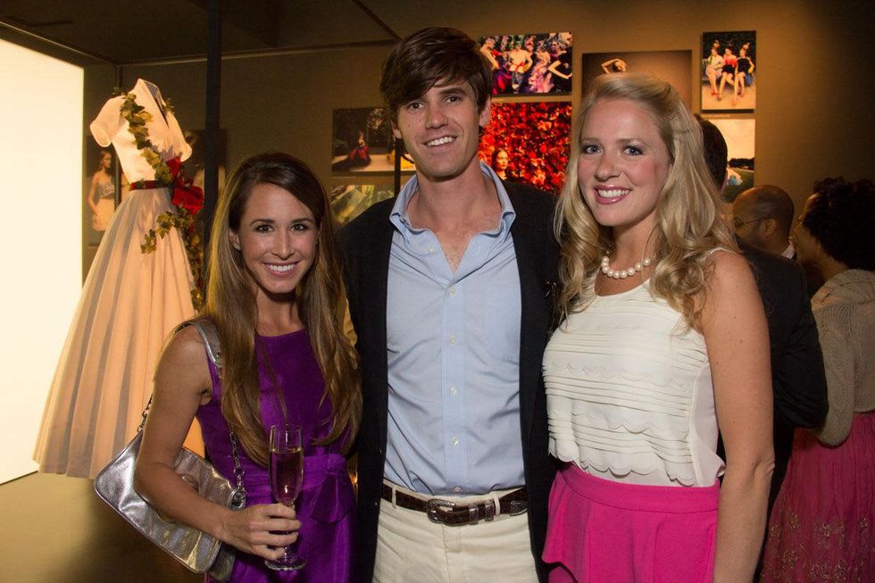 Courtney Wallace, Robert Wallace, Courtney Geiger at Dior Exhibition