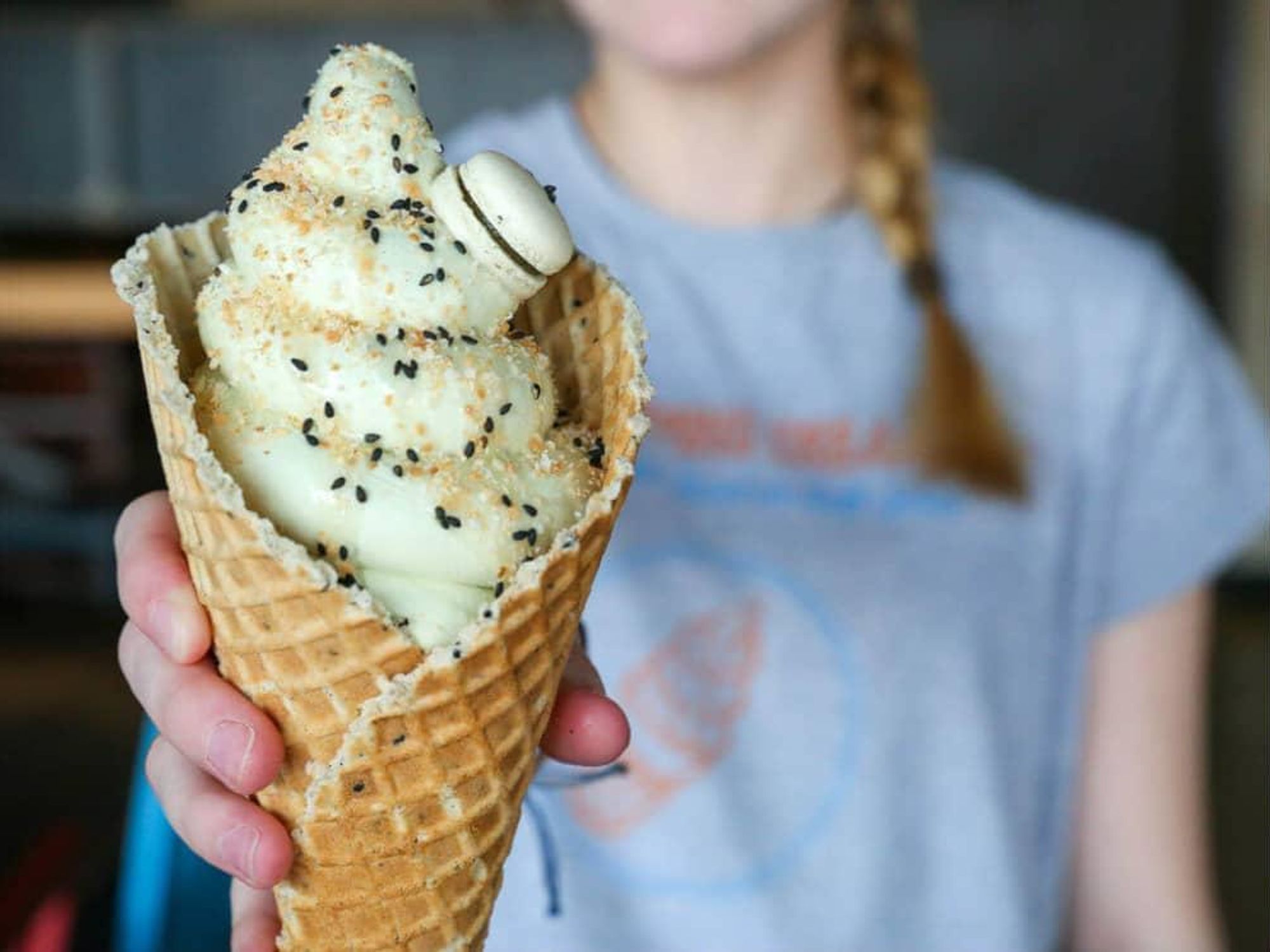 Cow Tipping Creamery, Joy Macarons