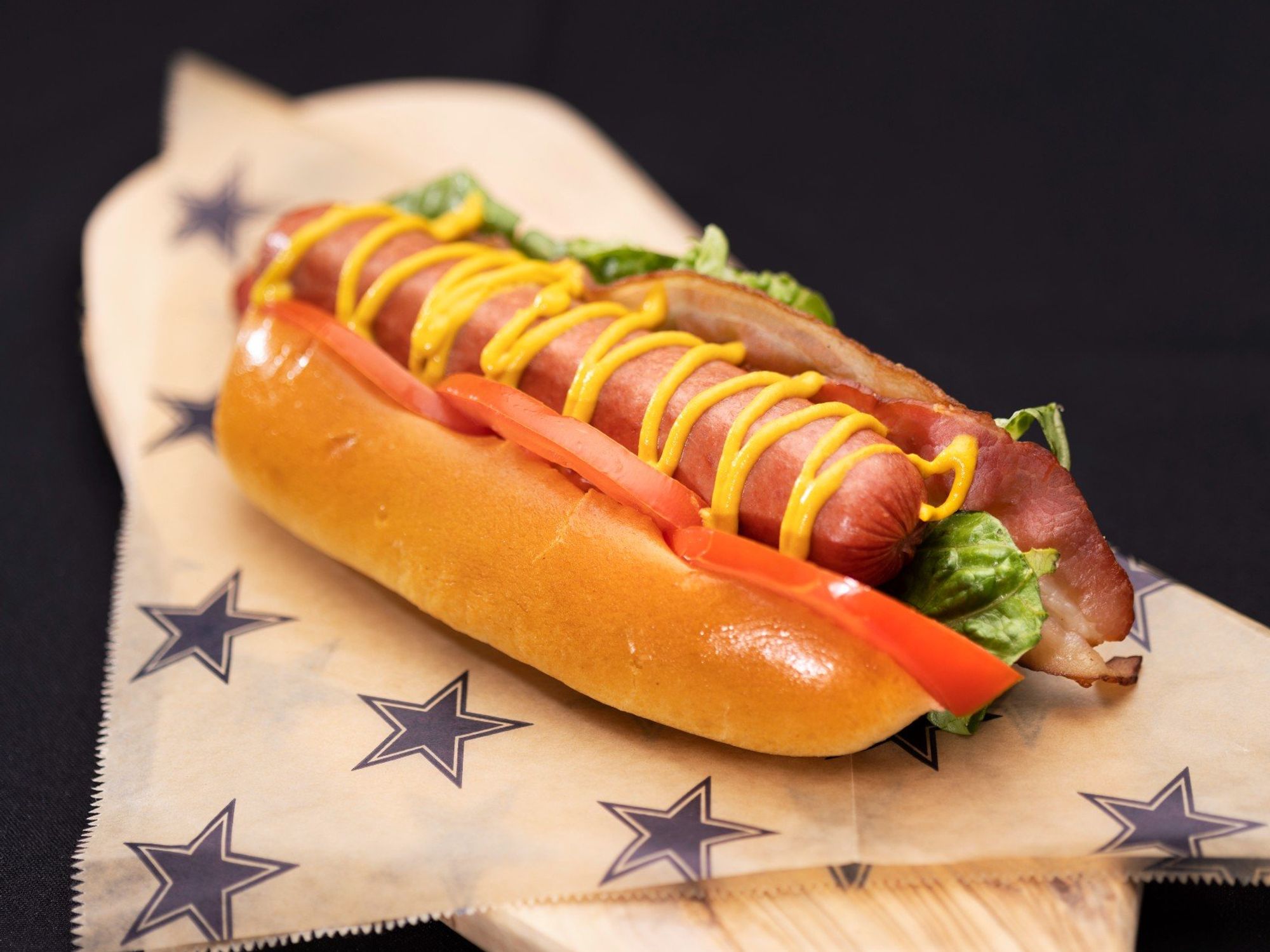 Cowboys BLT hot dog
