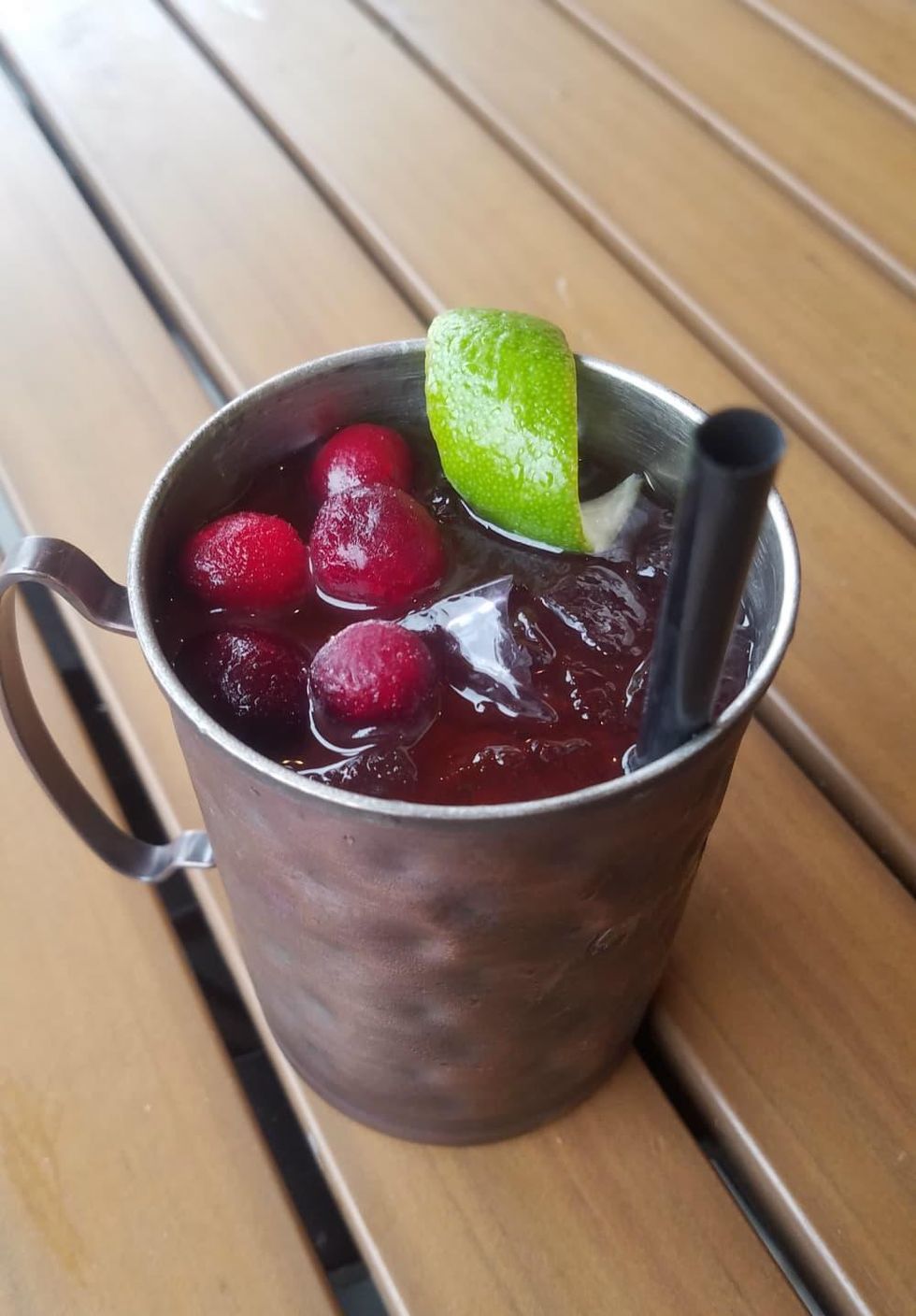 Cranberry Mule cocktail