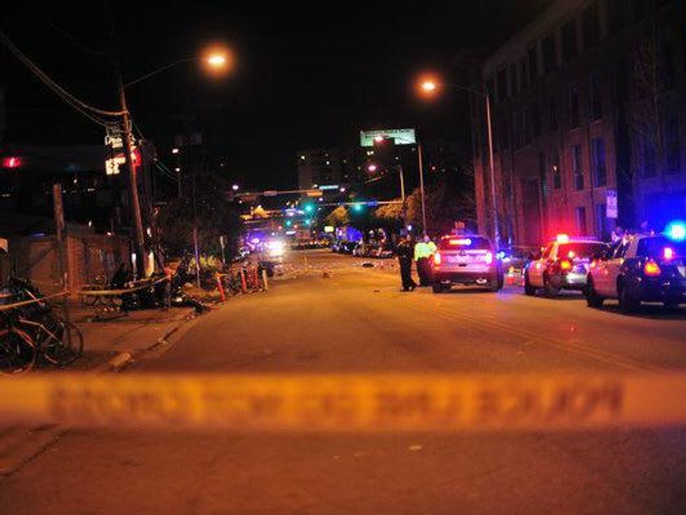 Crash in downtown Austin during SXSW