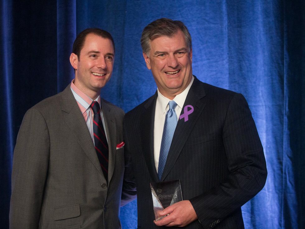 Crayton Webb, Mike Rawlings, Genesis, luncheon