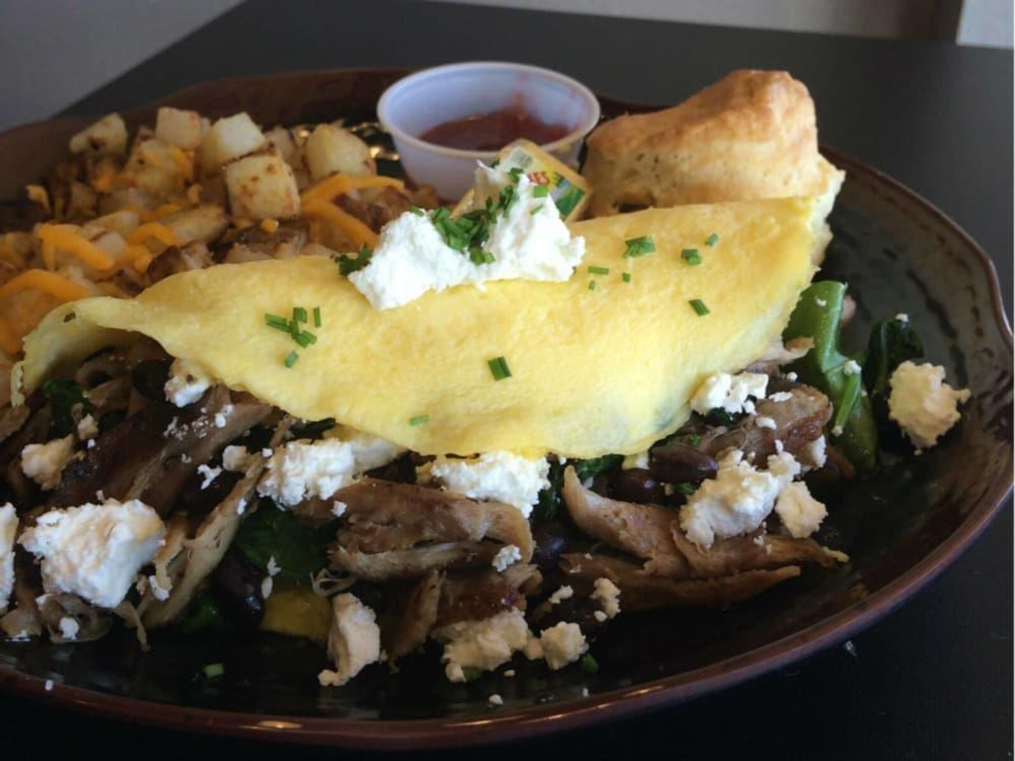 Crickle's and Co. omelet