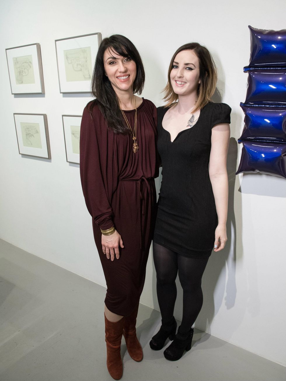 Cris Worley, Nicole Morton, DMA Junior Associates Holiday Party