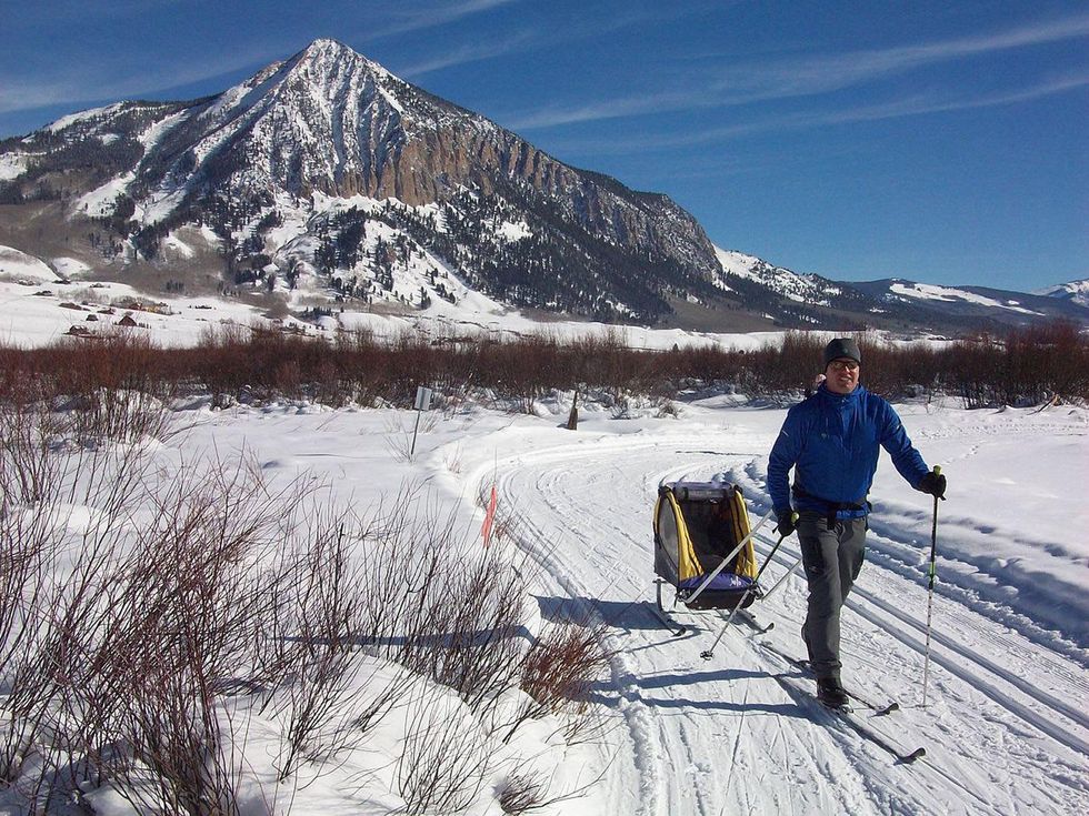 cross country skiing in Crested Butte