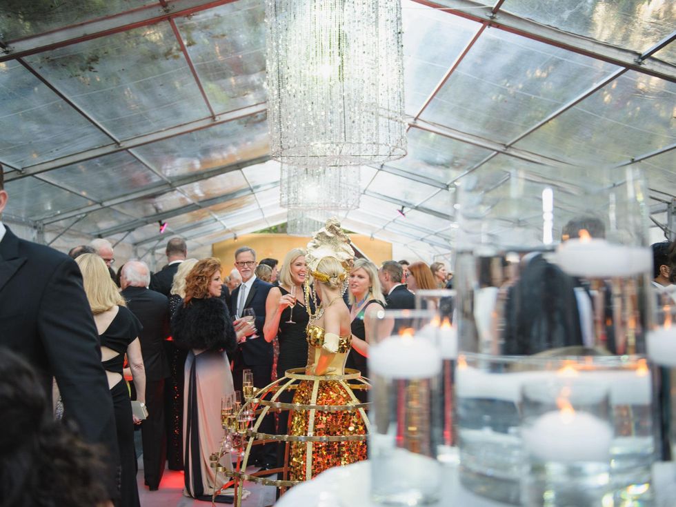 Crowd shot at Art Ball 2014